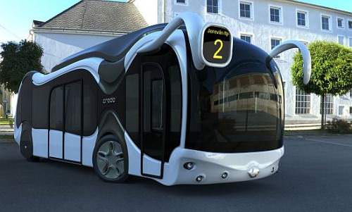 Credo E-Bone Konzeptbus Wasserstoff Bus Elektromotor