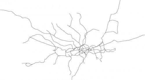 U-Bahn Netz U-Bahnnetz London