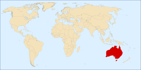 Karte von Australien Weltkarte