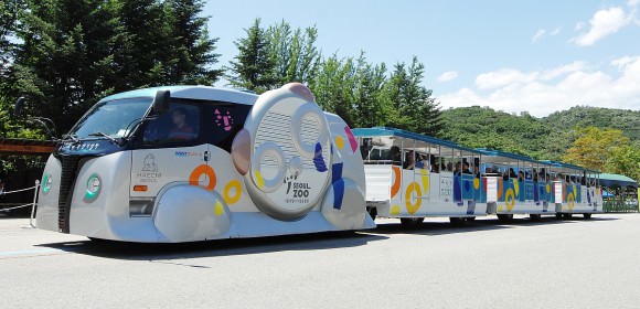 KAIST Elektrobus Südkorea Induktionsladung Magnetfeld Freizeitpark