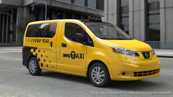 Taxi der Zukunft in New York, der Nissan NV200