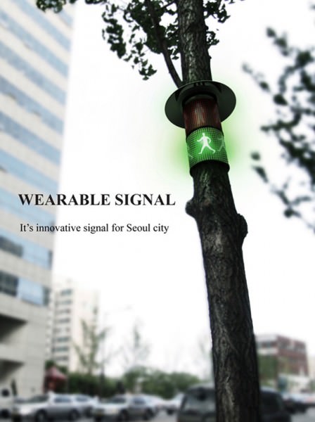 Lichtsignalanlage Ampel Wearable Signal Designstudie Korea Gisung Han Hwanju Jeon Jaemin Lee