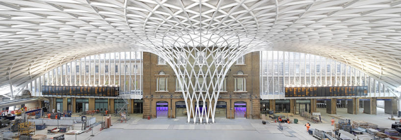 Neue Bahnhofshalle London King's Corss Architektur John McAslan ARAP Innenansicht