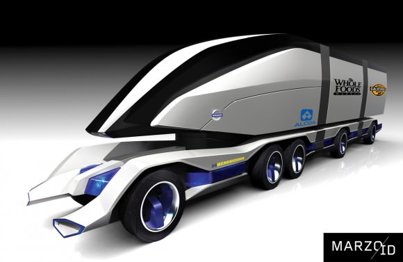 Volvo Ants Alex Marzo Lkw der Zukunft 2025 Designstudie Front