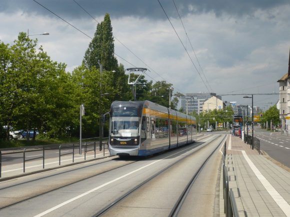 Leipzig Strassenbahn ÖPNV in Deutschland