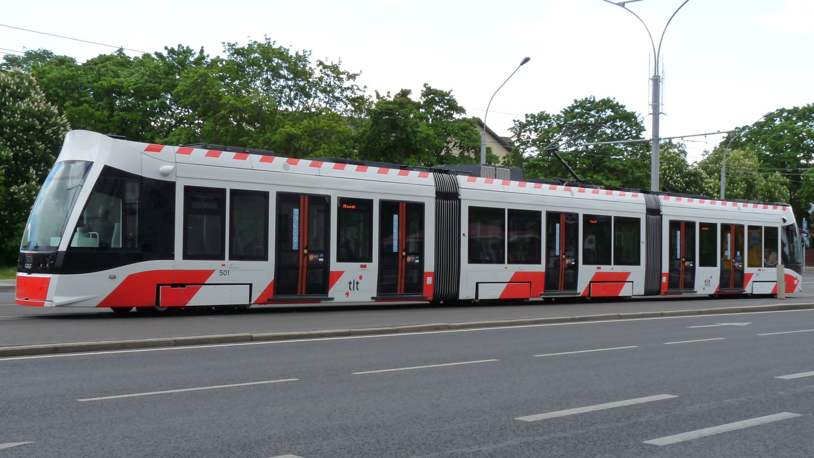 CAF Urbos AXL Tallinn Tram Straßenbahn