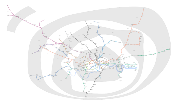 Karte London Underground