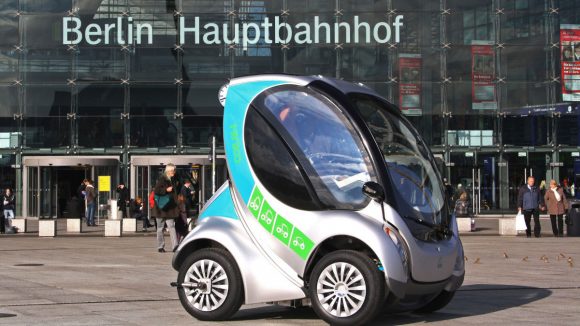 Berlin Faltbares Elektroauto Hiriko Fold