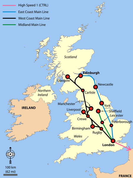 Eisenbahn in Großbritannien UK