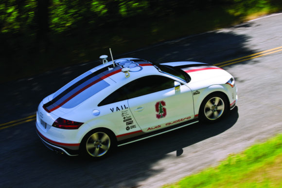 Audi autonomes Fahrzeug Roboterauto