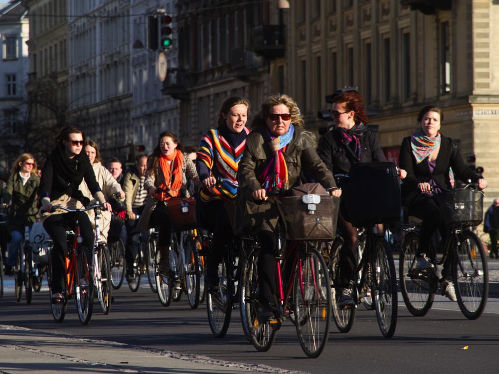 Radfahrer Kopenhagen