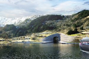 Schiffstunnel Norwegen Tunnel für Schiffe