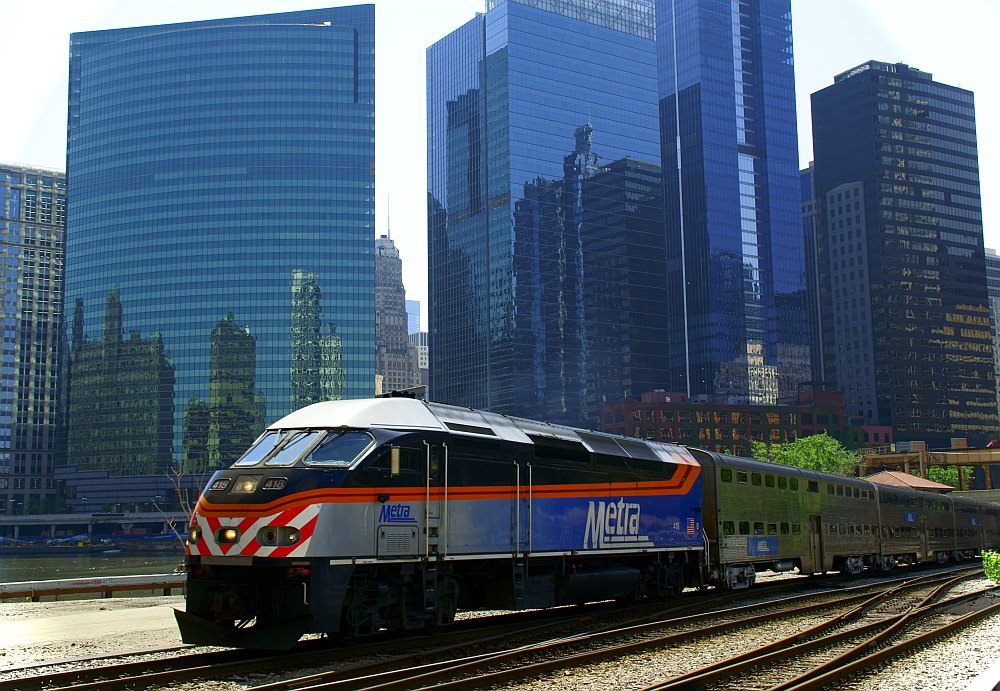Metra Zug Chicago