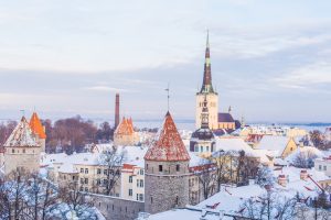Tallinn Estland Winter Fahrscheinlos Umlagefinanziert