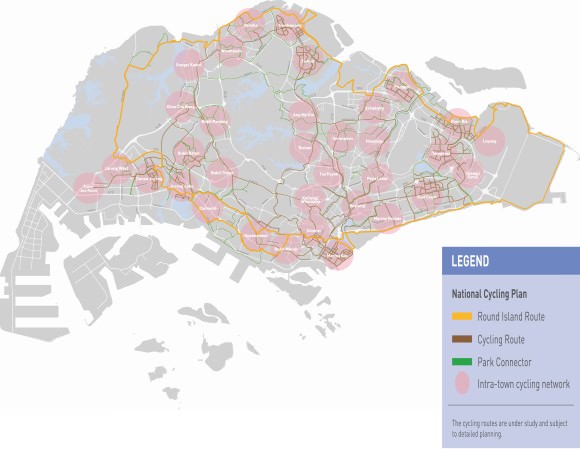 Singapur Ausbau Infrastruktur Radverkehr