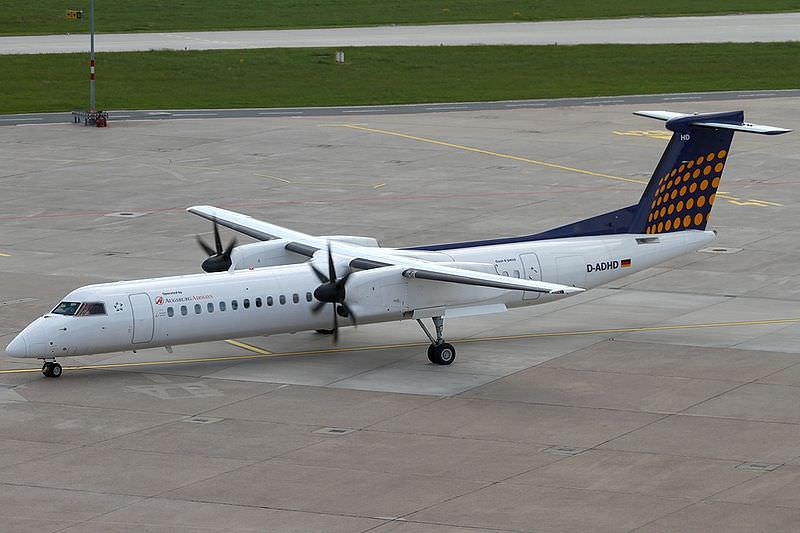 DHC-8-400 Augsburg Airways GNU