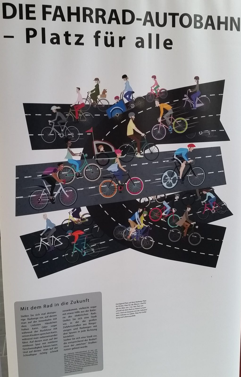 Radverkehr in Kopenhagen: The Good City 121 Radverkehr in Kopenhagen - Ausstellung the good city Fahrrad Radautobahn Cycle highway