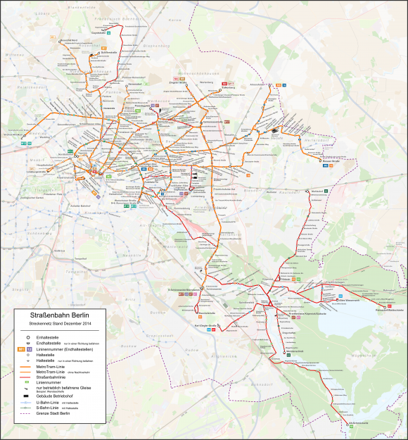 Berliner Straßenbahnnetz