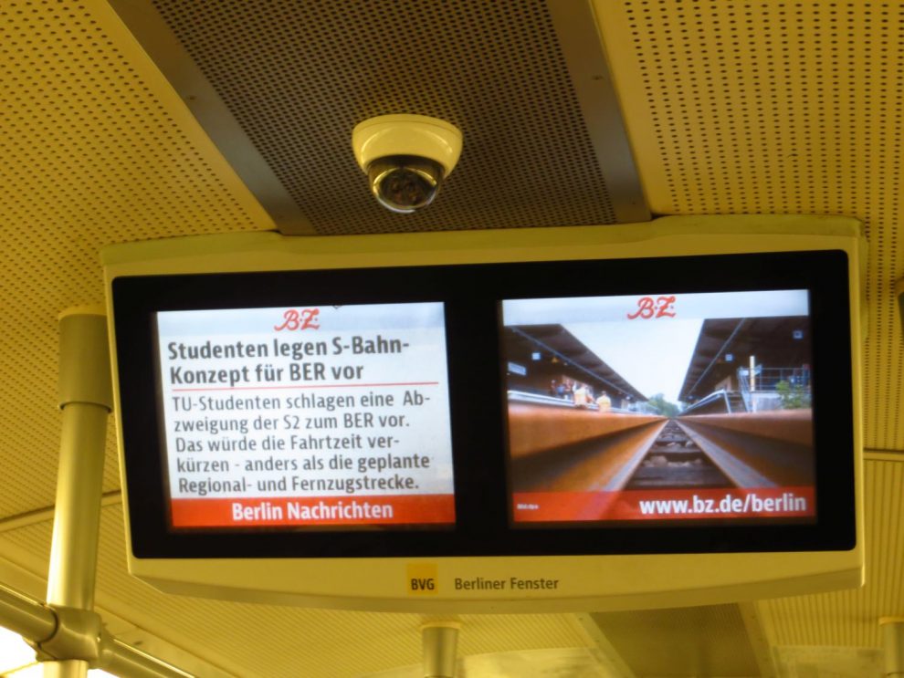 BVG Berliner Fenster S-Bahn Berlin