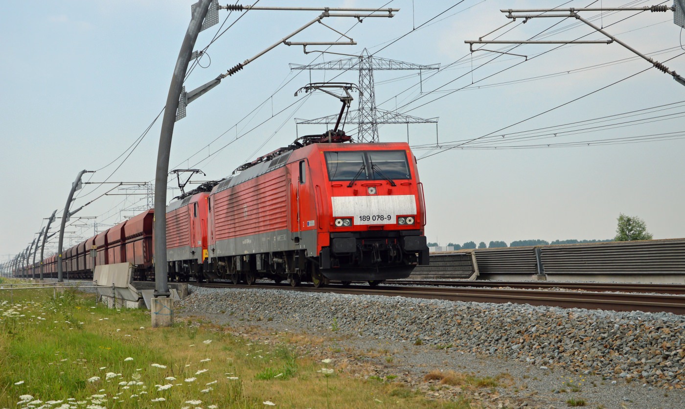 Lokomotive 189 078-9 Betuweroute Niederlande DB Cargo Railion