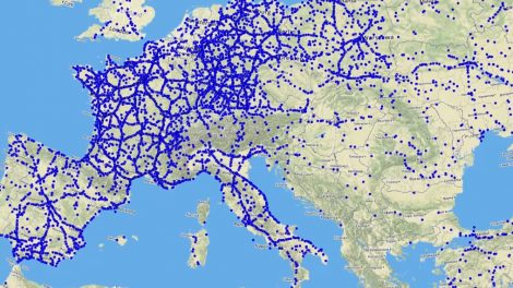 blablacar fahrten europa visualisierung