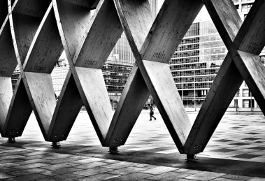 Wien beton schwarz-weiss Stadt Architektur gebaute Stadtstruktur