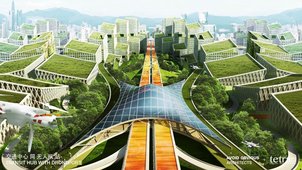 Shenzhen g107 baoan smart city Planung Architektur Stadtentwicklung