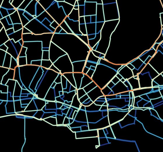 Hamburg Bikesharing Visualisierung Fahrradverleihsystem