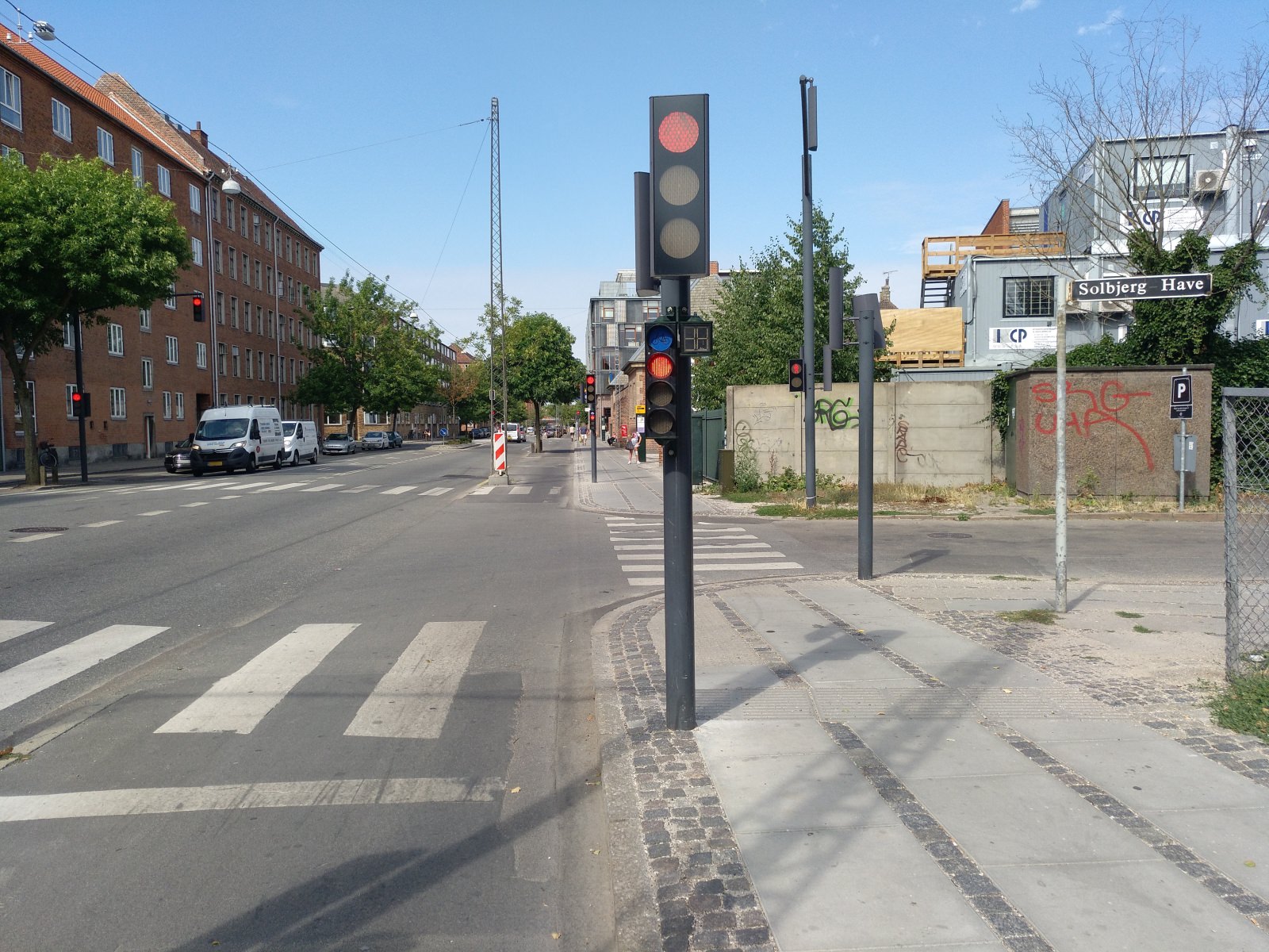 Radverkehr Kopenhagen Ampfel Countdown