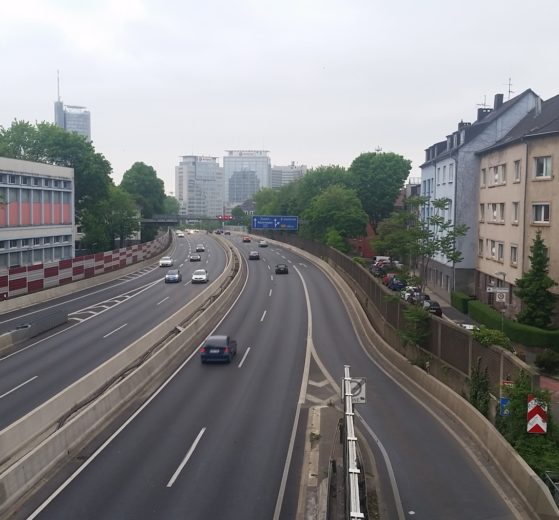 Bild der A40 in Essen Fahrverbot Stadt Diesel