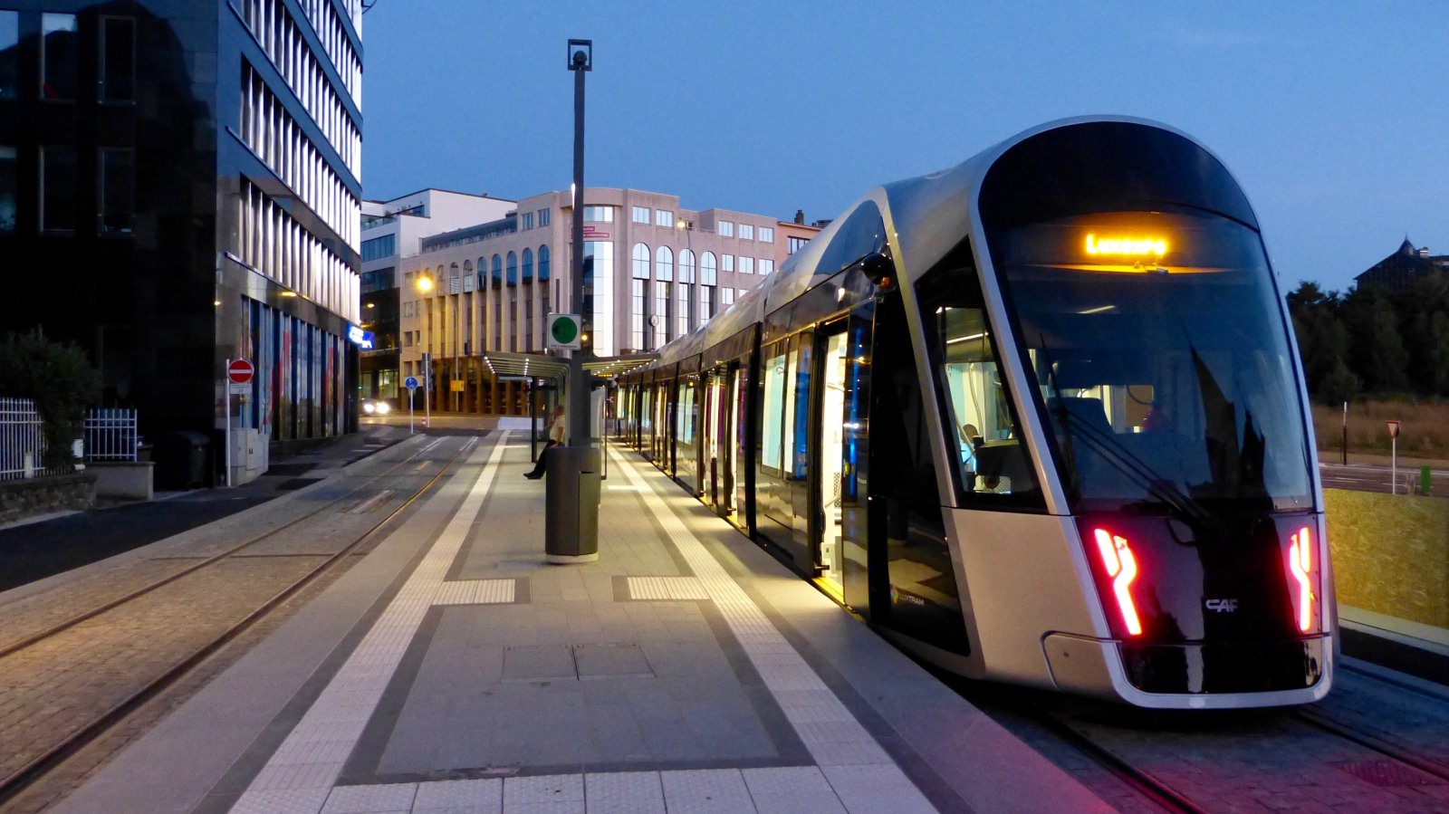 Stater Tram Luxemburg Straßenbahn Luxembourg tram