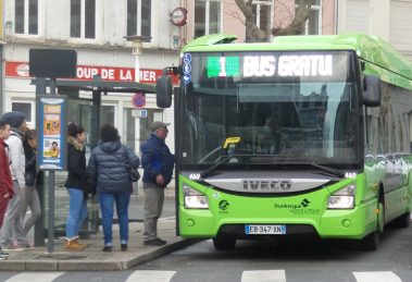 Bus in Dünkirchen gratis kostenfreier ÖPNV