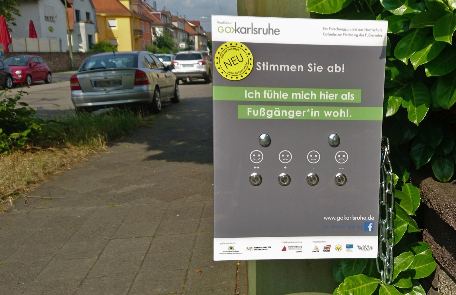 Reallabor Go Karlsruhe Fußverkehr