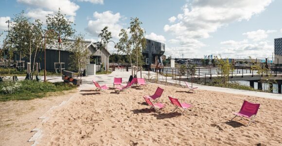 Göteborg Schweden öffentlicher Raum Strand Jubileumspark