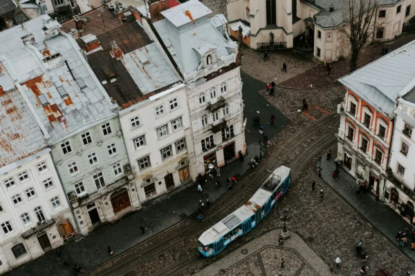 Straßenbahn im ukrainischen Lviv