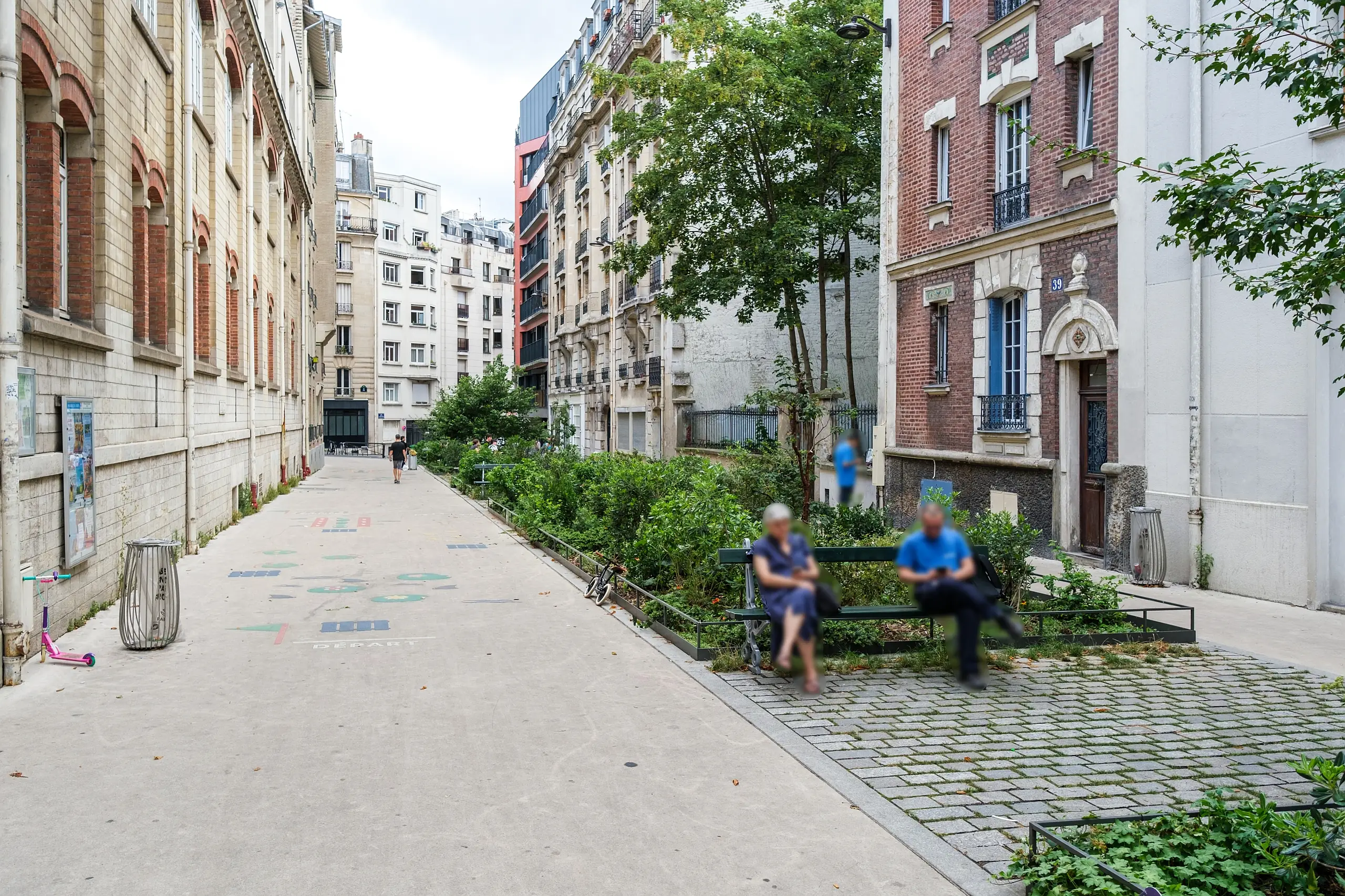 Schulstraße in Paris